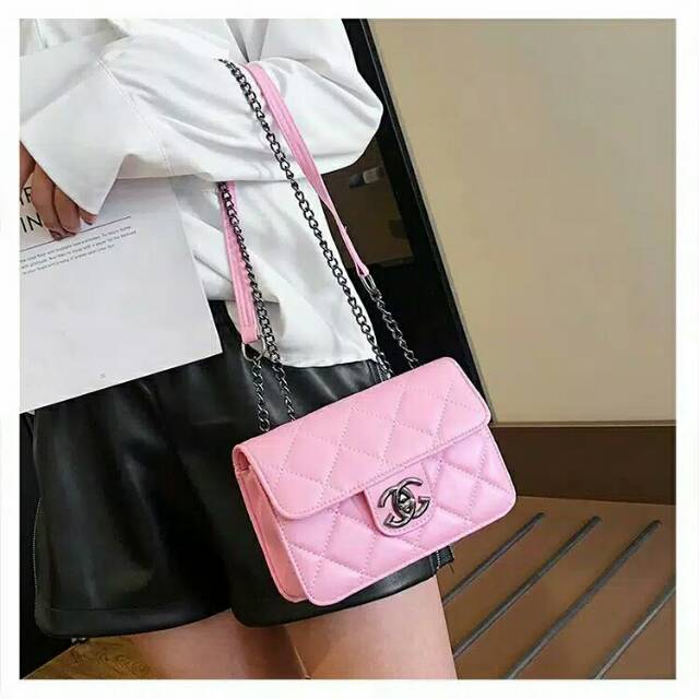 TAS WANITA KULIT CG tas selempang GG fashion CHANELi