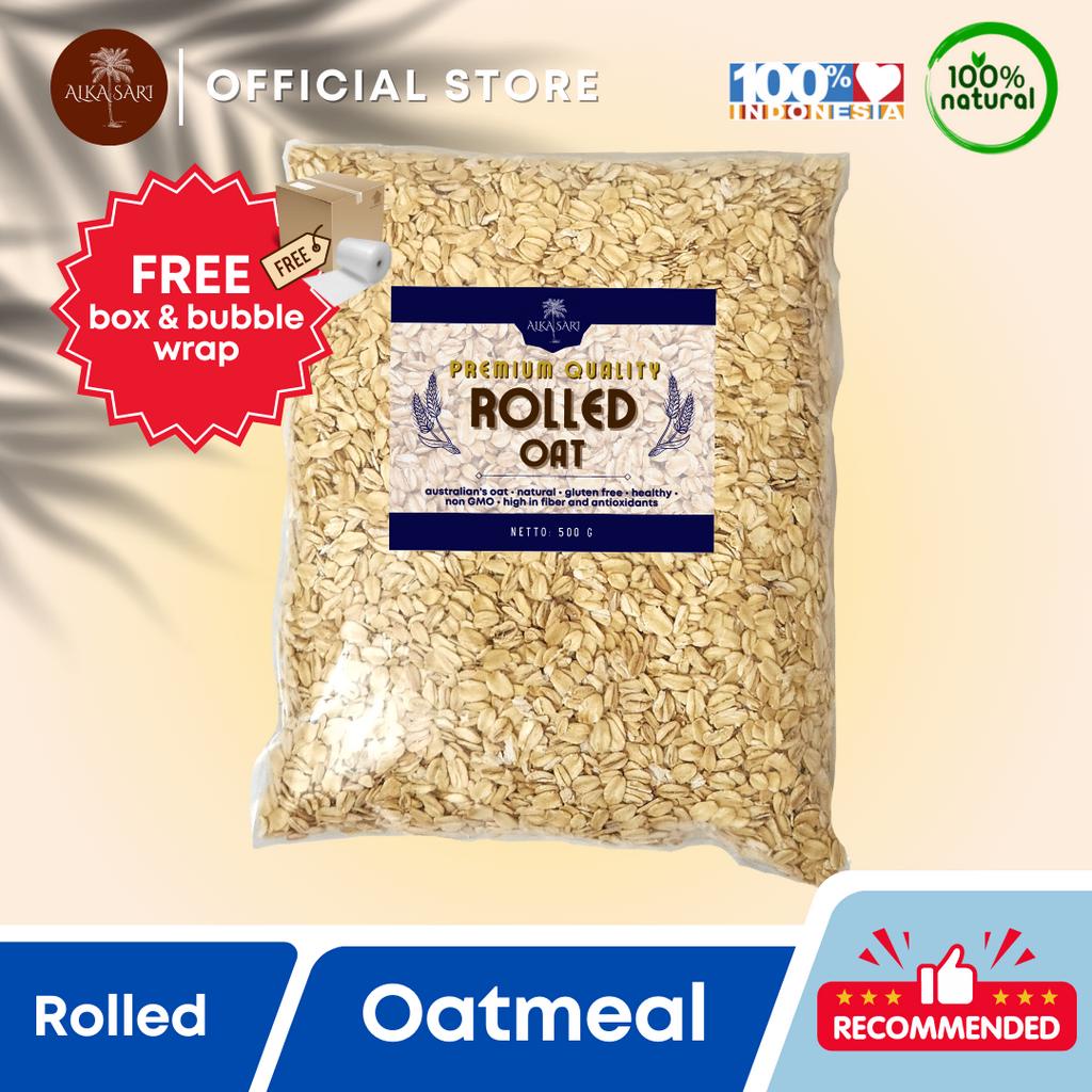 

Rolled Oat Premium Original Alka Sari 1 Kg