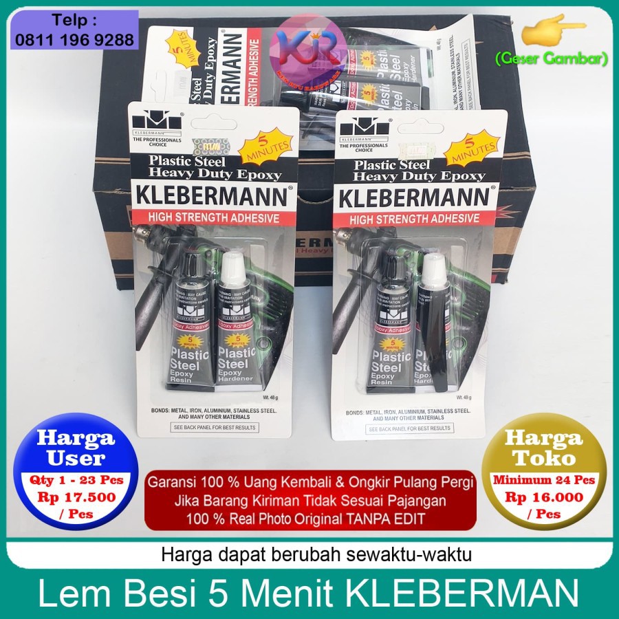 

Lem Besi 5 Menit KLEBERMAN