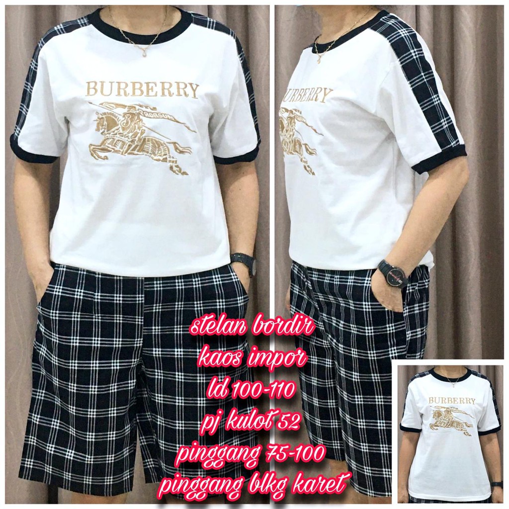 Setelan wanita burberry