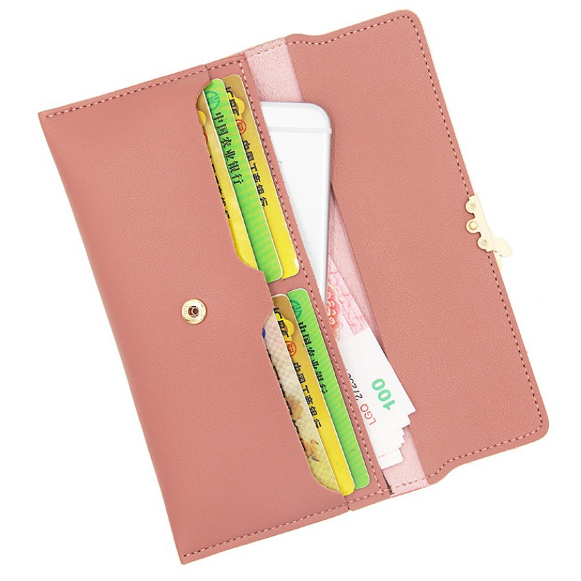 Dompet Panjang Wanita MENBENSE 101 Long Leather PU Wallet