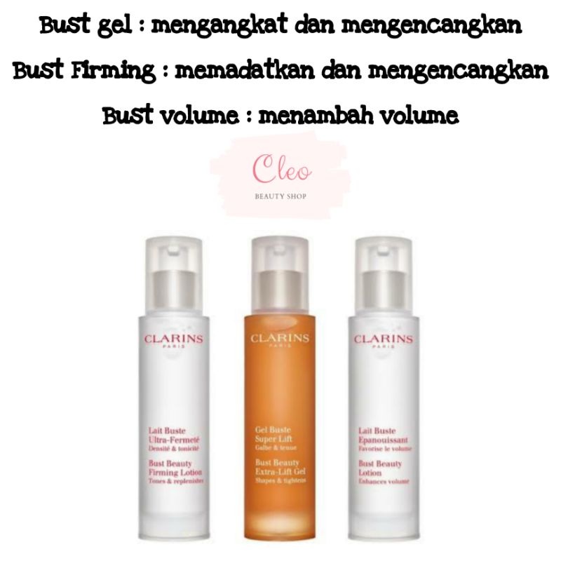 Clarins Bust Firming Lotion Bust Beauty Extra Lift Gel Bust Beauty Lotion Volume 50ml