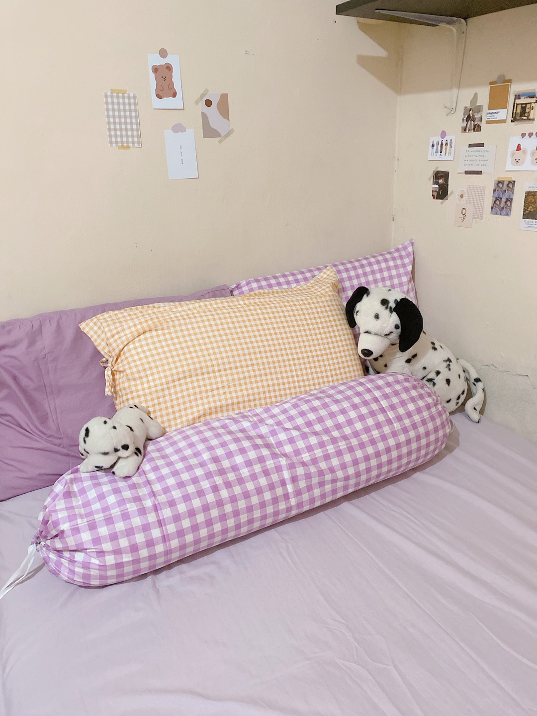 Hana Pillowcase | Sarung Bantal Guling Korea | Lilac