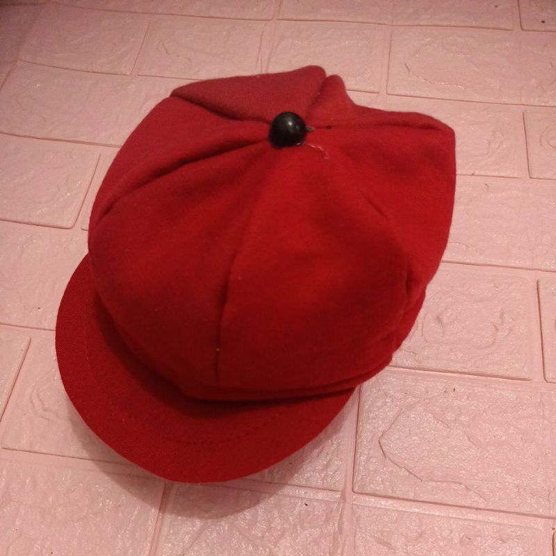 LYSASHOP - Topi Anak bayi Apolo Fashion Cewek Cowok Cantik-Merah