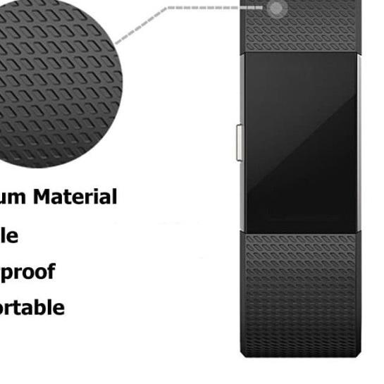 ➬ Tali Jam FITBIT CHARGE 2 Silikon - Strap Band Watch - PEACH ⅎ