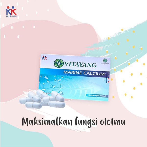 Vitayang Marine Calcium KK Indonesia Kalsium Harian Mencegah Osteoporosis Memperkuat Tulang dan Gigi