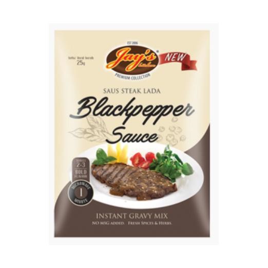 

Jays Black Pepper Sauce Saus Steak Lada hitam 25 gr grill master