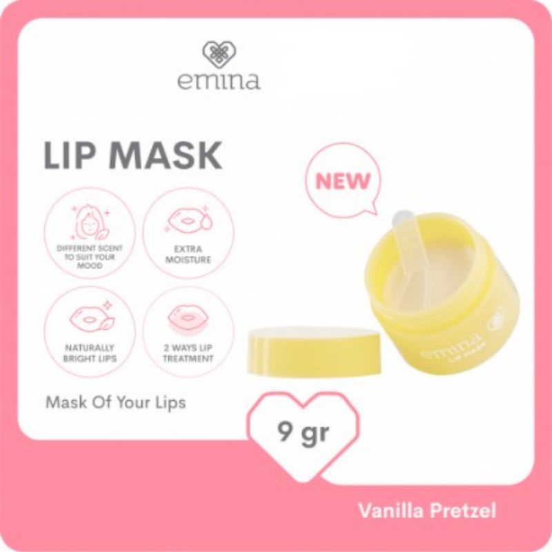 Emina Lip Mask 9gr/masker Bibir Emina