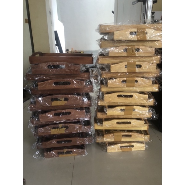 Nampan Kayu 30x40 Baki Kayu Wooden Tray