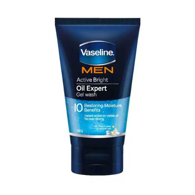 VASELINE Men Active Bright Oil Expert Gel Wash 100g