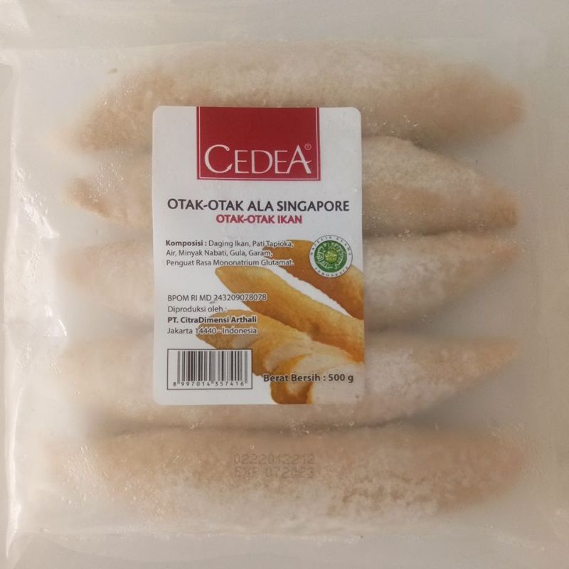 

CEDEA Otak Otak Singapore 500g Otak Otak Ikan Beku