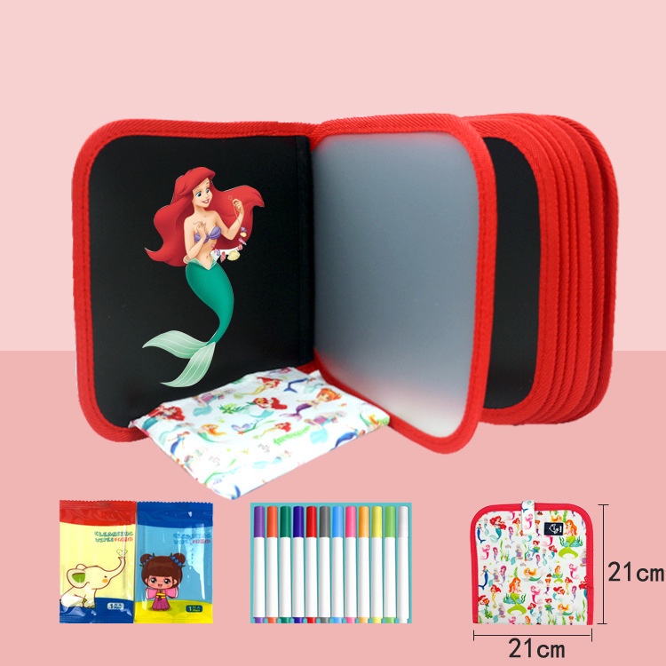 

[LOGU] Buku papan tulis hijau anak jiplak anak, Buku coret-coret erasable anak