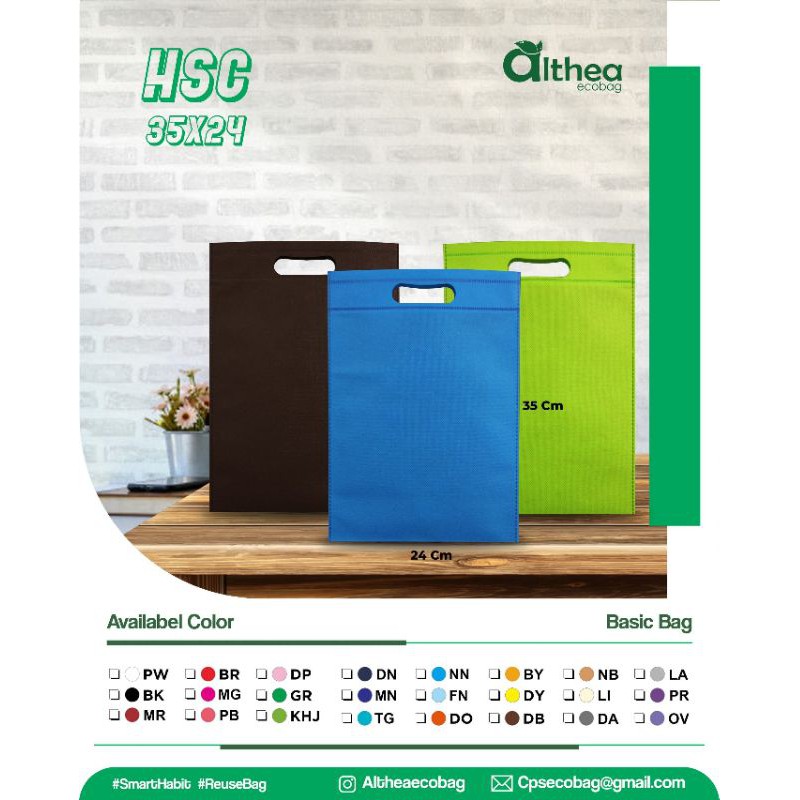 

[RF19]Tas Spunbond Polos – Oval Bag – HSC 35×24