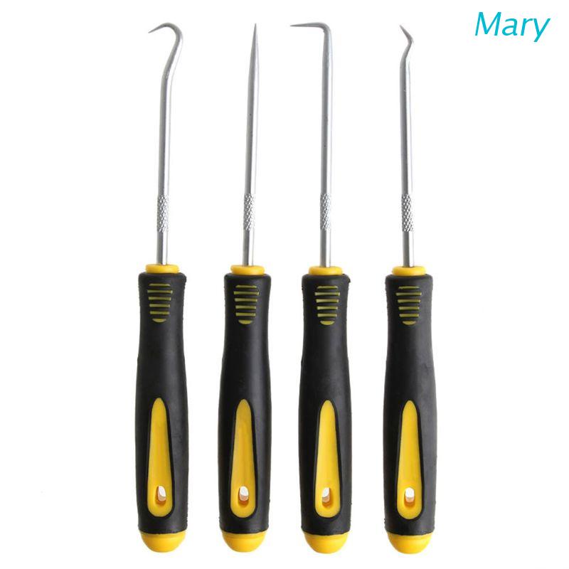 Mary 4Pcs / Set Kait Pembuka Segel O-Ring Oli Mobil Tahan Lama