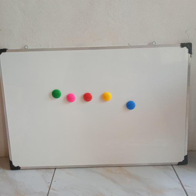 

Kualitas terbaik] papan tulis whiteboard magnet 40 x 60 bolak balik