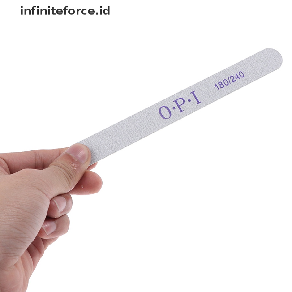 Infiniteforce.id 10Pcs Kikir Kuku Dua Sisi Bahan Kayu Tebal