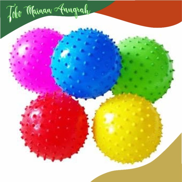 BOLA KARET DURI bola karet anak