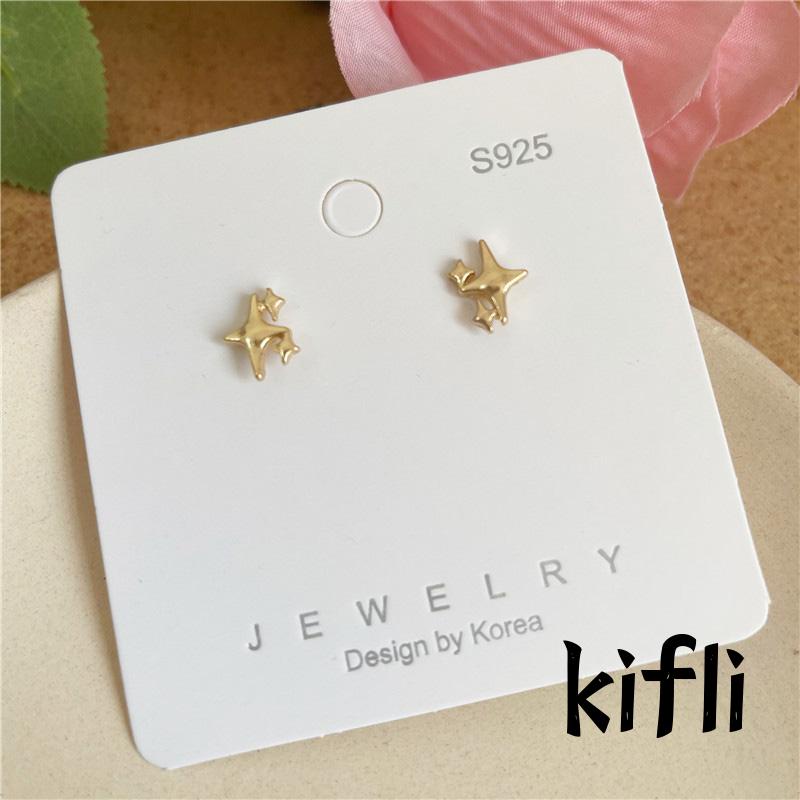 Anting,S925 Sterling Silver Needle,Bentuk Bintang,Untuk Wanita