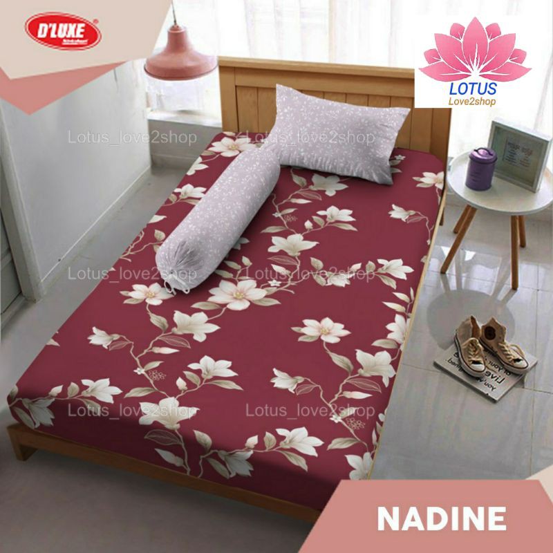 Sprei Kintakun Dluxe Single Size 120×200 Motif Nadine