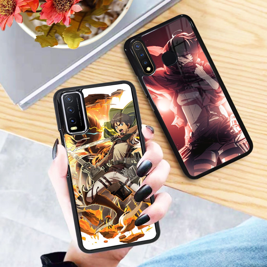 (V40) Case Glossy Vivo Y91 Y93 Y95 Y12 Y15 Y17 y19 Y12S Y20 Y20S Y30 Y50 Y51 V20 SE - Casing Hp Anim