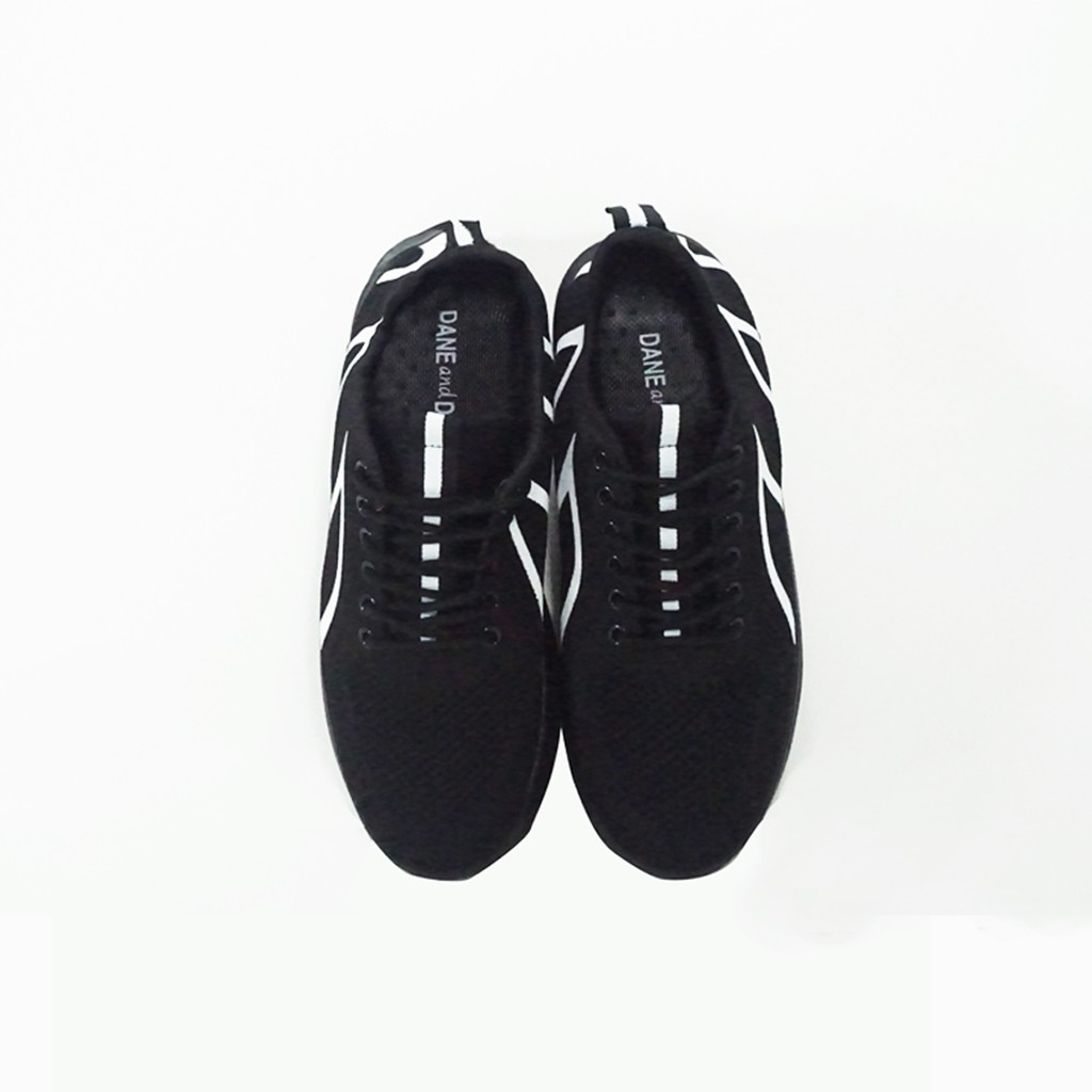 Sepatu sneakers pria Dane And Dine S0153 Hitam