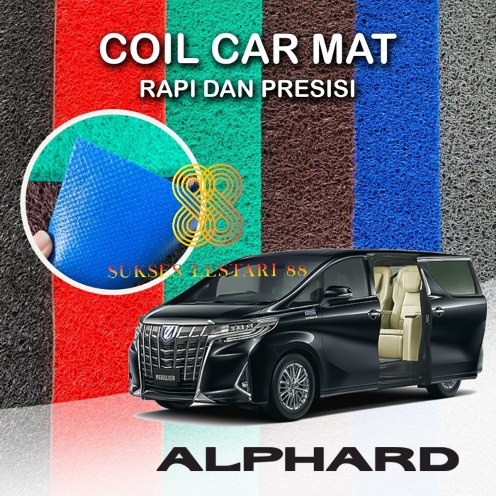 KARPET MOBIL PREMIUM TOYOTA ALPHARD / VELLFIRE FULL BAGASI MIE 1 WARNA