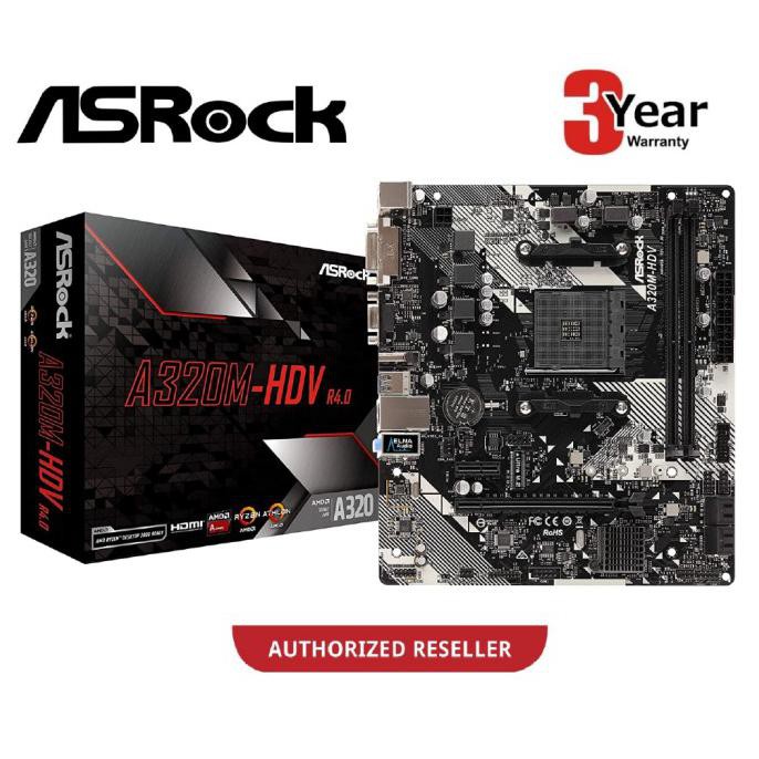 Populer] Asrock Motherboard A320M-Hdv