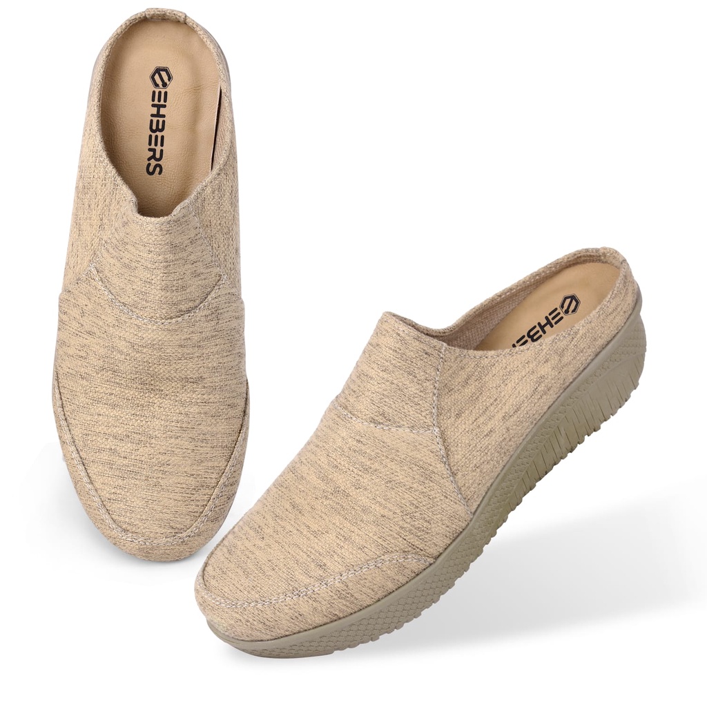 EHBERS EH 021 Sepatu Bustong Wanita Terbaru Original Cream
