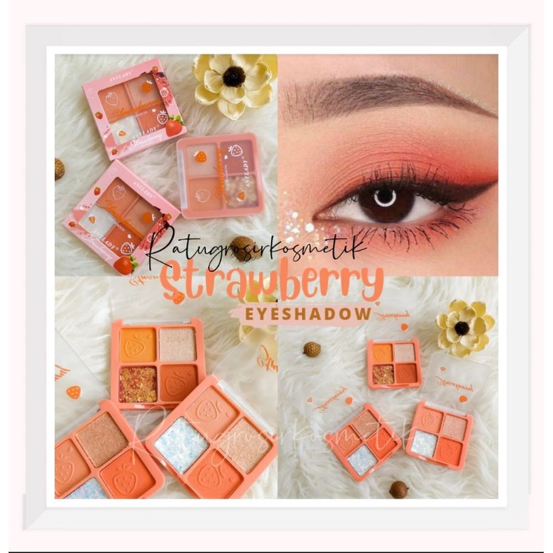 PROMO!!!EYESHADOW PALETTE AVOCADO/STRAWBERRY ANYLADY NO.880A/880B