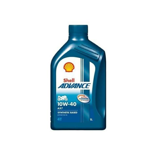 Oli Motor Shell Advance AX7 10W40 08 &amp; 1L