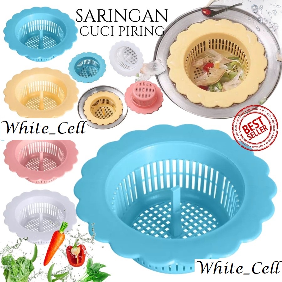 AFUR Bak Saringan Cuci Piring Wastafle Bak Cuci Piring - White_Cell