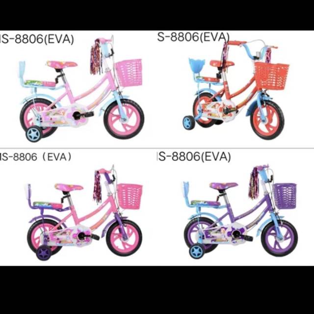 Termurah sepeda anak perempuan mini 12 morison Barbie ban Termurah sepeda anak perempuan mini 12 morison Barbie ban