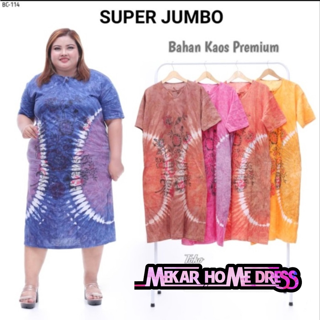 DASTER KAOS JUMBO LD 130 XXL BATIK MOTIF ABSTRAK LUKIS BUNGA BAJU TIDUR MURAH KEKINIAN SUPER JUMBO