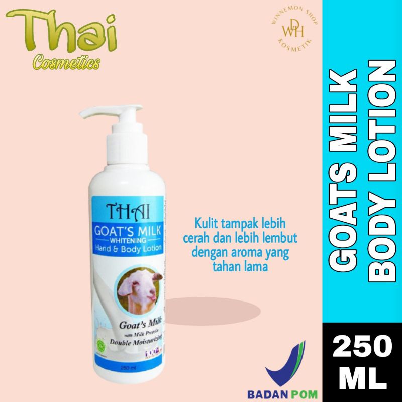 WS - 057 THAI Goat's Milk Whitening Hand & Body Lotion BPOM