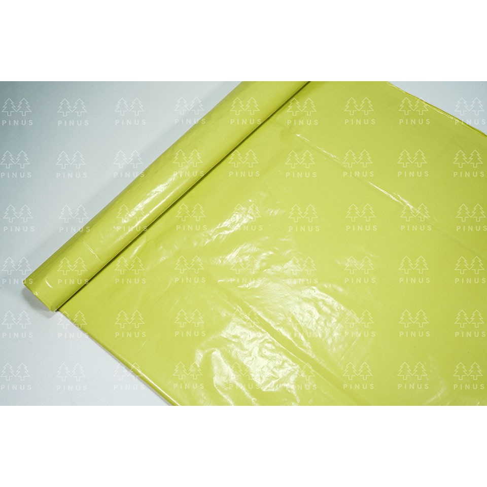 TRASH BAG / KANTONG SAMPAH JUMBO KUNING UKURAN 80cm x 100cm 20 Lembar