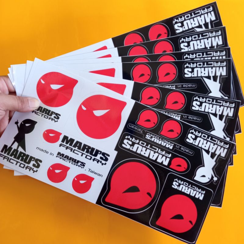 STICKER PACK STIKER VESPA SCOOTER MARUS FACTORY + CUTTING/POTONG MURAH P017