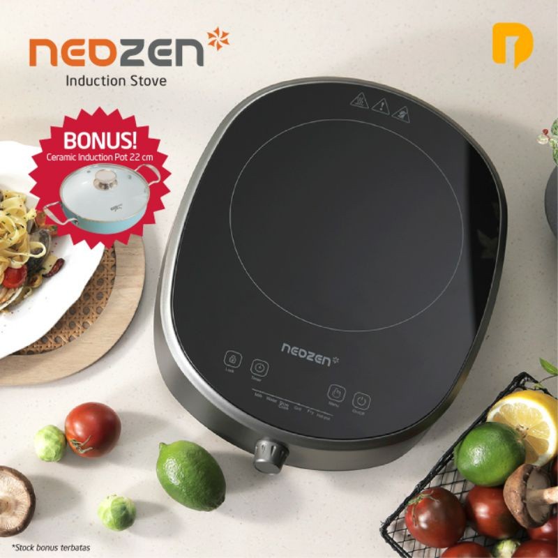 Neozen Induction Stove Kompor Induksi Listrik 100 - 990 Watt 6 Fungsi