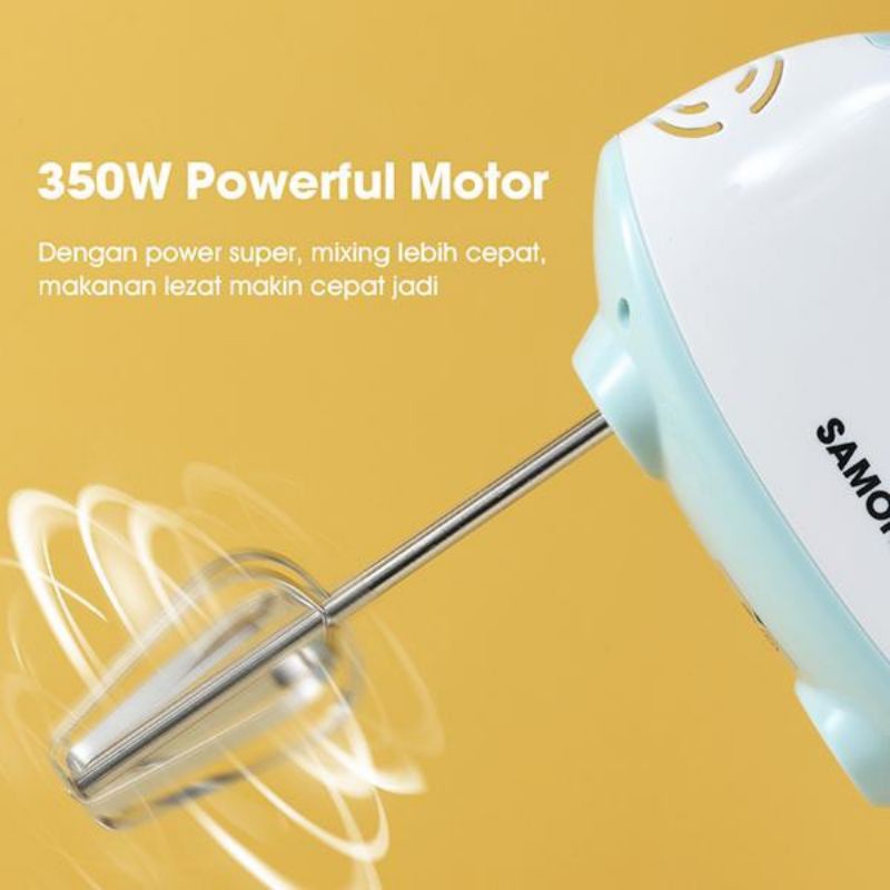 Samono SW-MK01 Electric Mixer Pengocok Telur Elektrik Multifungsi