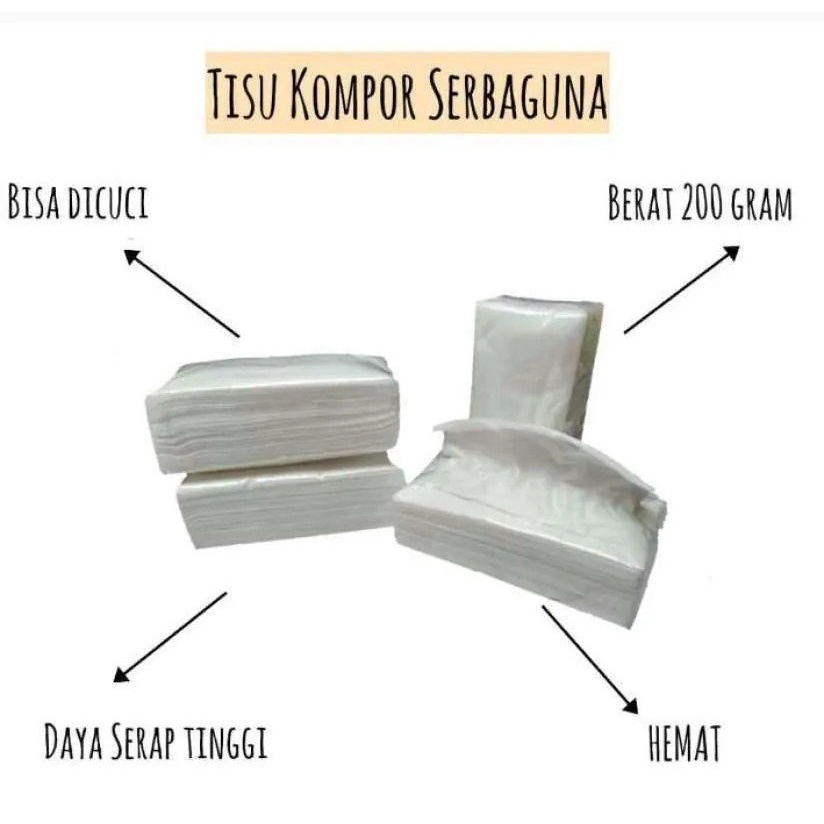 [DEASHOP] TISU KOMPOR / TISU KOMPOR BISA DICUCI / TISSUE KOMPOR 200 GRAM / TISSU DAPUR