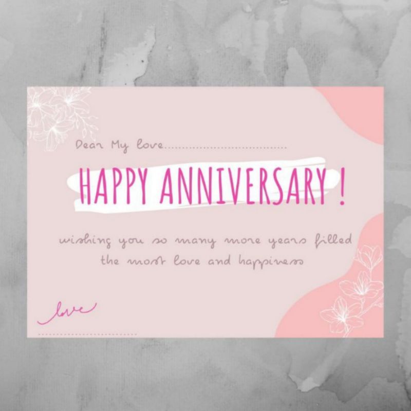 

Leenshouse Birthday Wedding Anniversary Engagement Gift Card Kartu Ultah Nikah Tunangan
