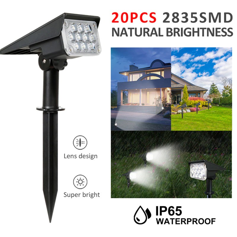 BISA COD Lampu Jalan Dinding Sensor Tenaga Surya / Lampu Taman Outdoor Solar Power Waterproof 10 LED / Lampu Taman Tancap Lampu Sorot COB Tenaga Surya Outdoor Lamp / lampu pilar tiang minimalis / Lampu Dinding Luar Ruangan / Lampu Solar Taman / Lampu