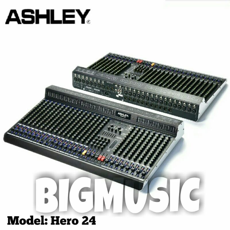 Mixer Ashley Hero 24 Channel Original Multi Effect 199dsp
