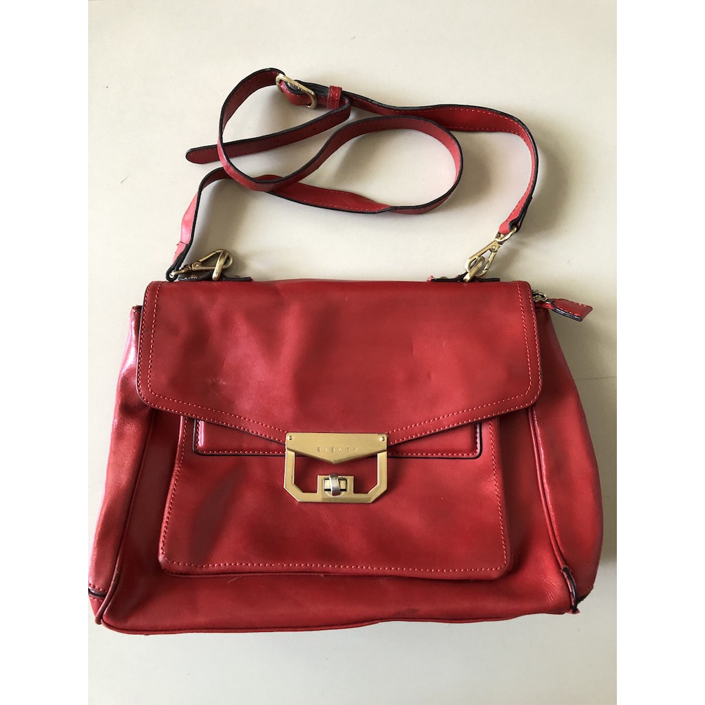 Tas Preloved Sisley Merah