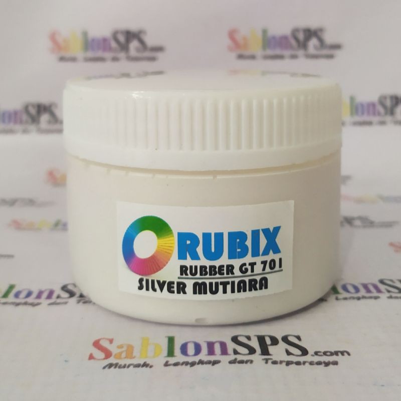 RUBIX RUBBER GT 701 SILVER MUTIARA 100GR