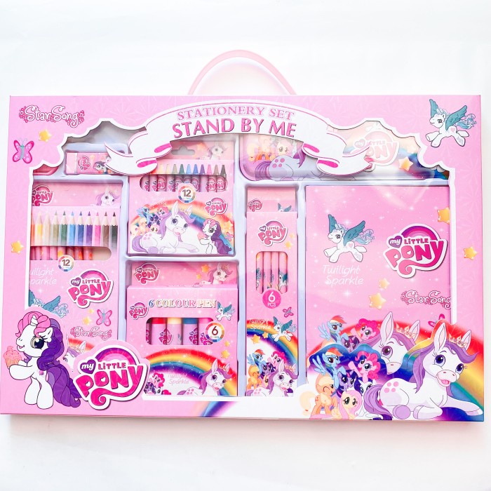 

(TERLARIS) Set alat gambar frozen super komplit - Pony