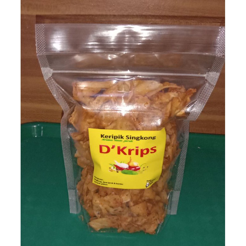 

Keripik singkong/kripset aroma jeruk