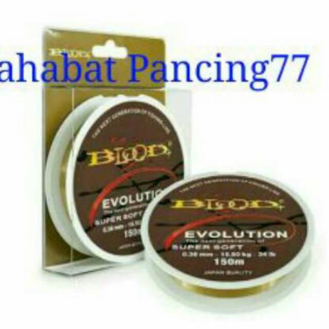 Senar Pancing Blood Evolution Super Soft 150M