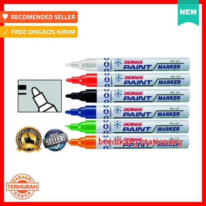 

Spidol Papan Tulis - Spidol Snowman Paint Marker - Alat Tulis