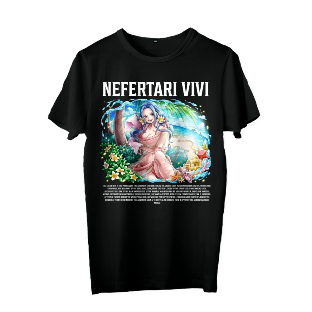 dearyouindonesia  kaos nafertari vivi one piece v2 original cotton combed 30s