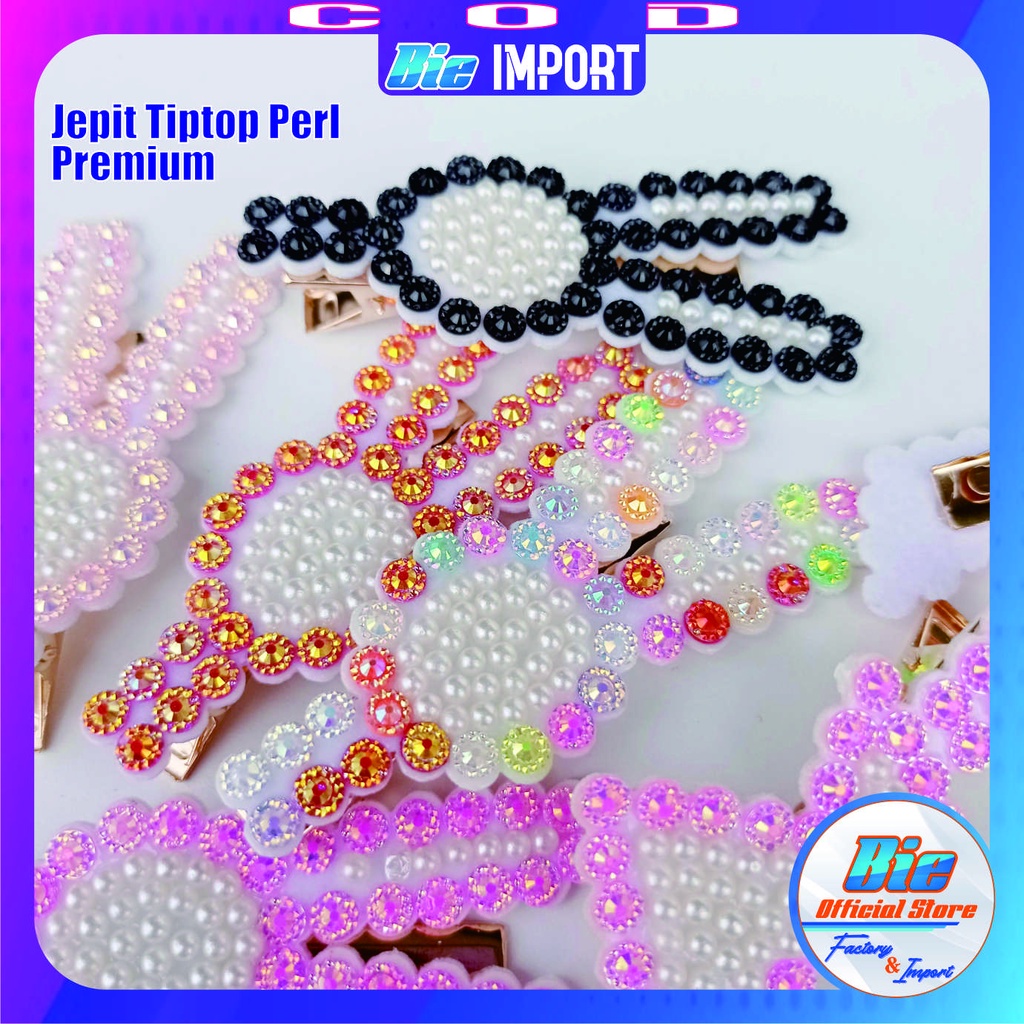 Jepit Korea Tiptop Mutiara Premium Impor Best Seller